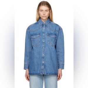 LEVI'S
Blue Dylan Denim Shirt Size Medium NWT